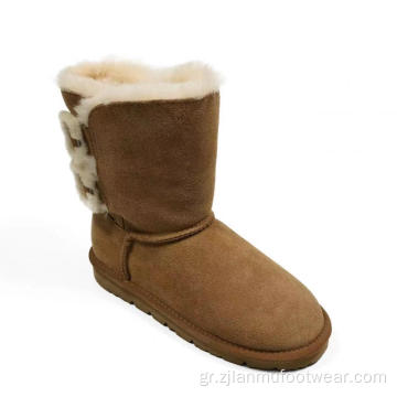 Velcro Fluffy Classic Mid Malf Boots